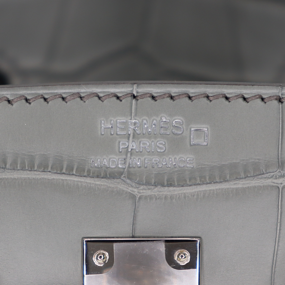 Hermès 25cm Birkin Chai Matte Alligator Gold Hardware exclusive at