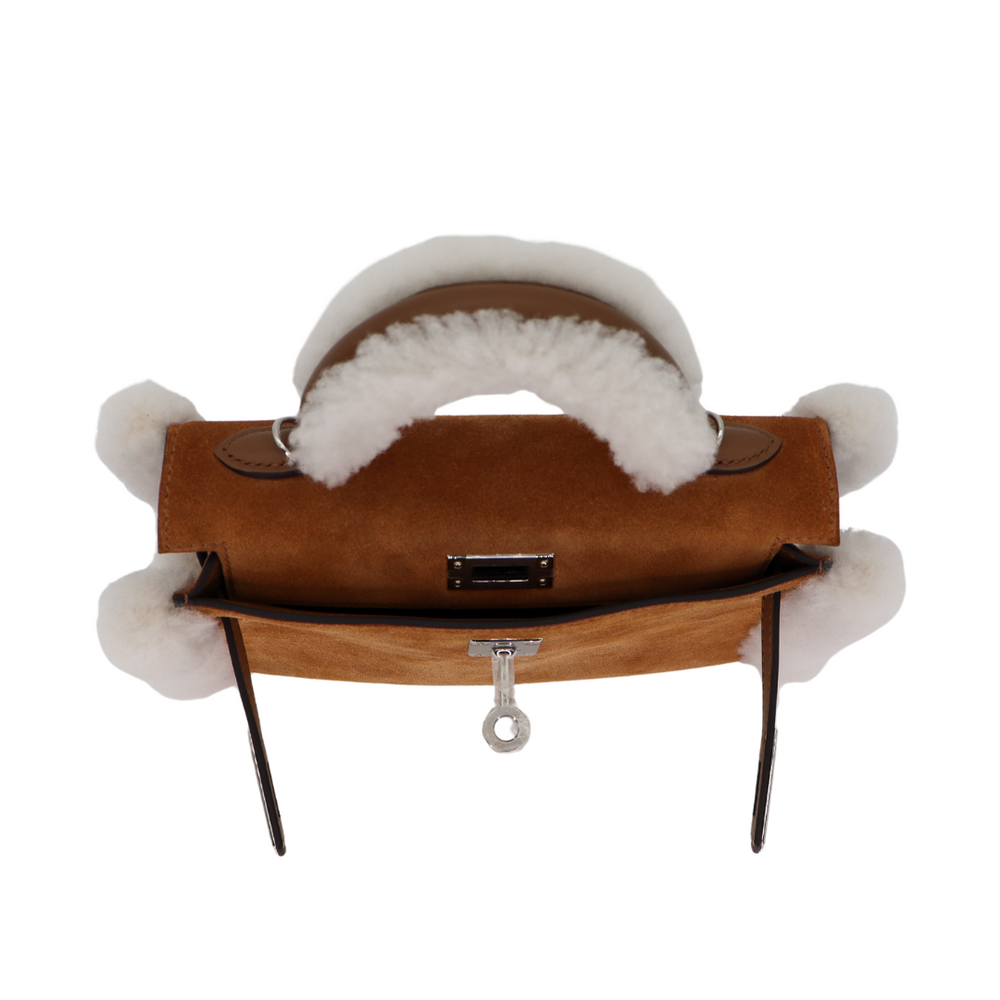 Hermès Kelly II Sellier Mini Beton Matte Alligator Gold Hardware