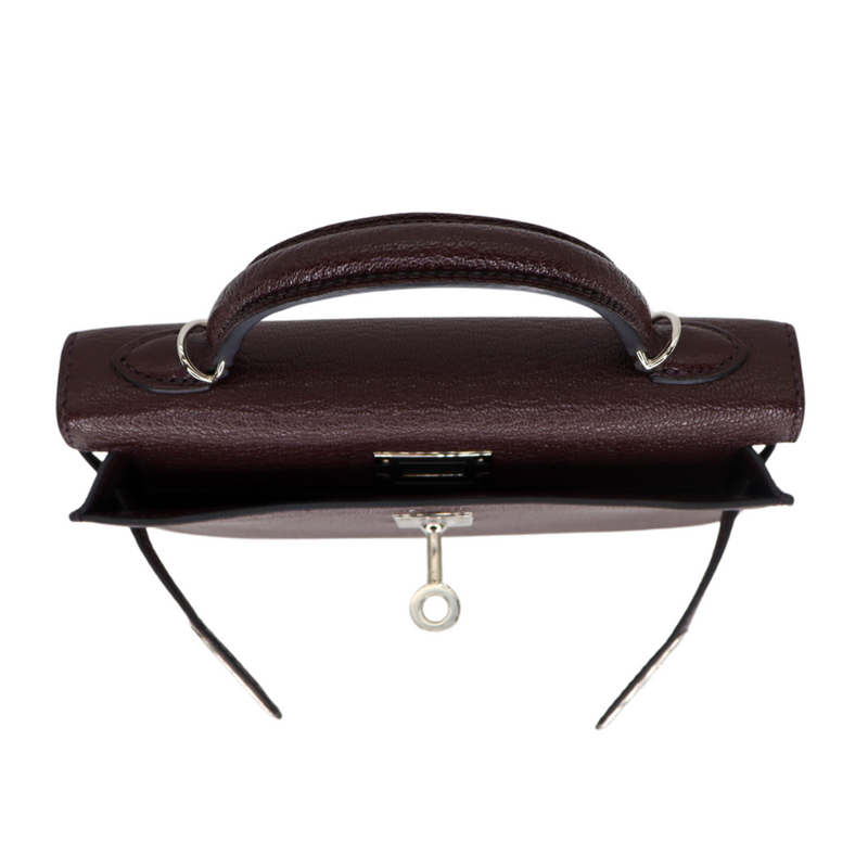 Hermès Kelly II Sellier Mini Rouge Sellier Chèvre Leather Gold Hardware