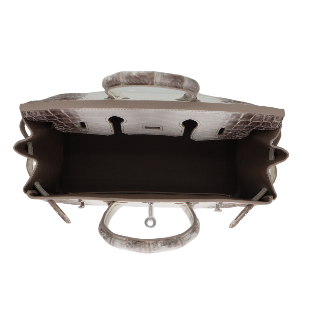Hermès 25cm Birkin Blanc Himalayan Palladium Hardware exclusive at