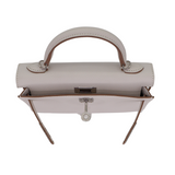 Hermès Kelly II Sellier Mini Gris Pale Epsom Leather Palladium Hardware