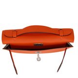 Hermès Kelly Pochette HSS Orange/Gris Perle Swift Leather Palladium Hardware