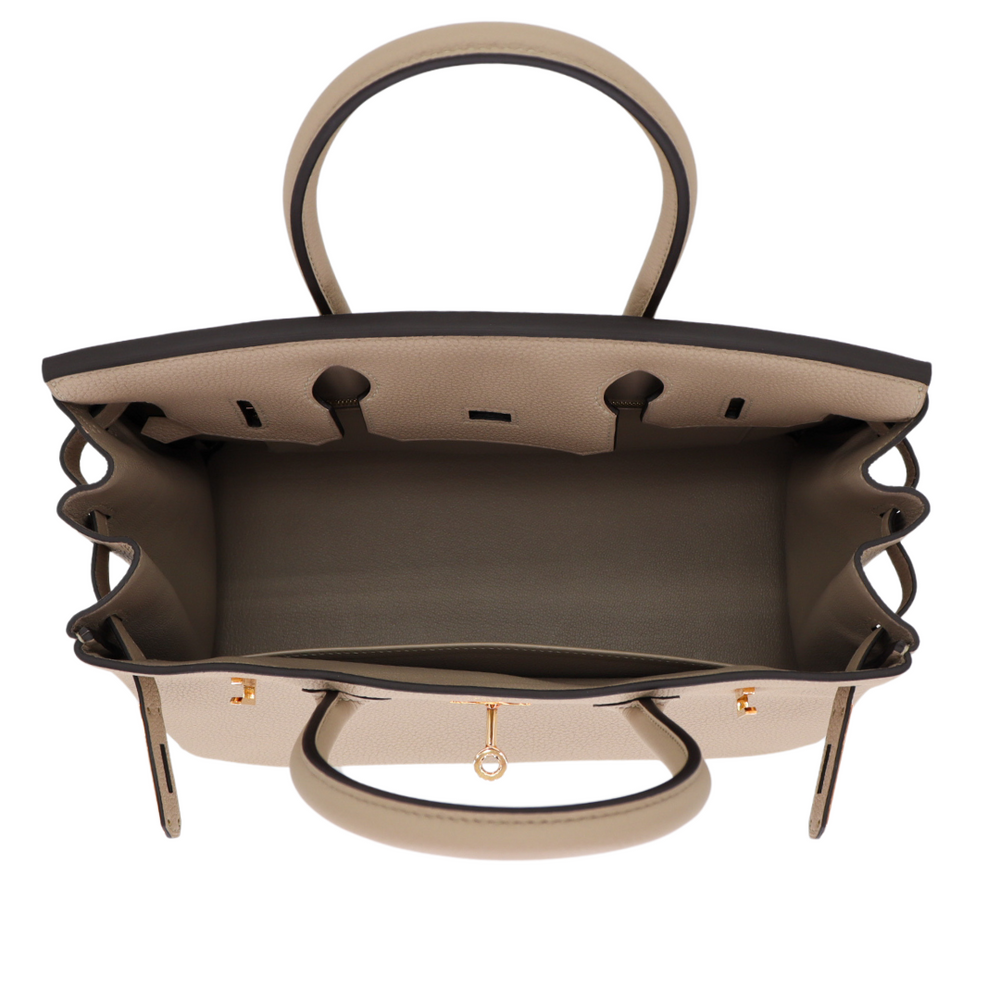 Hermès 30cm Birkin Gris Tourterelle Togo Leather Gold Hardware