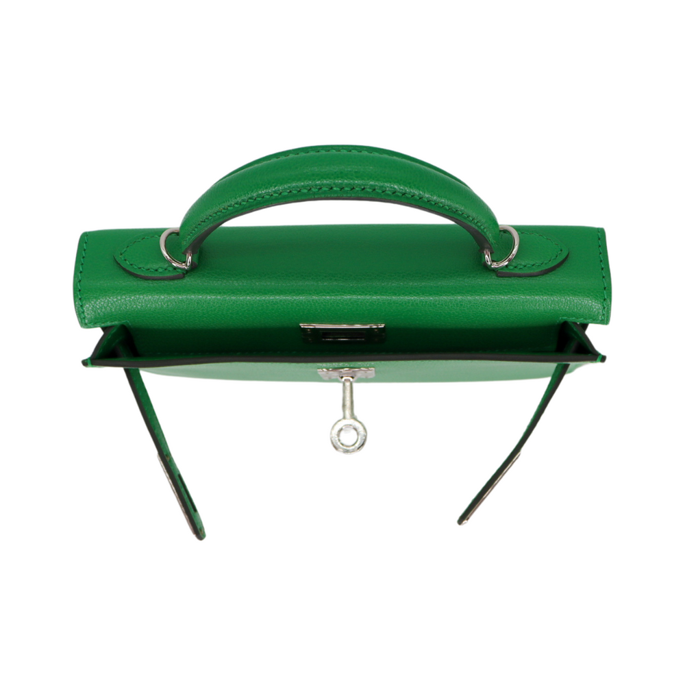 Hermès Kelly II Sellier Mini Rose Pop Chevre Leather PHW exclusive
