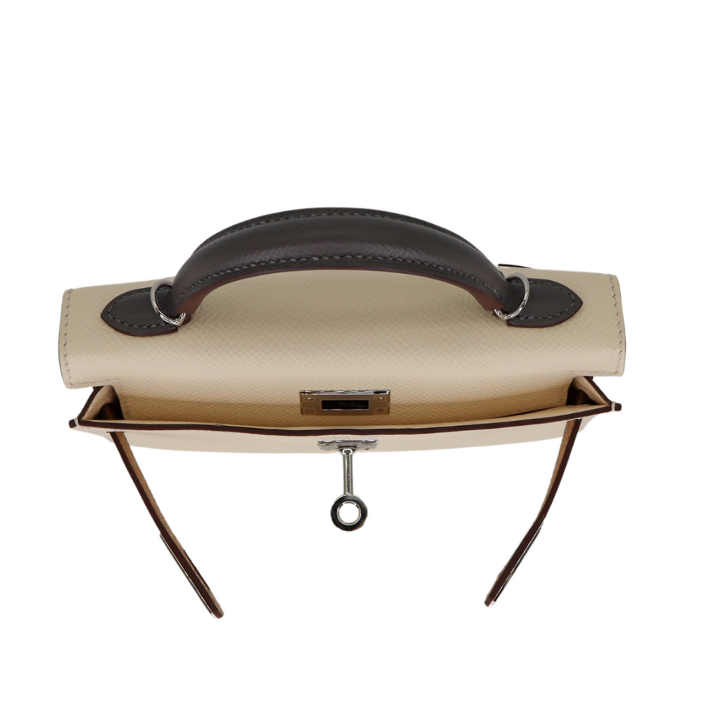 Hermès Kelly II Sellier Mini Bubblegum Epsom Palladium Hardware