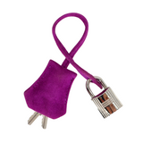 Hermès 25cm Birkin Doblis Ultraviolet Suede Palladium Hardware