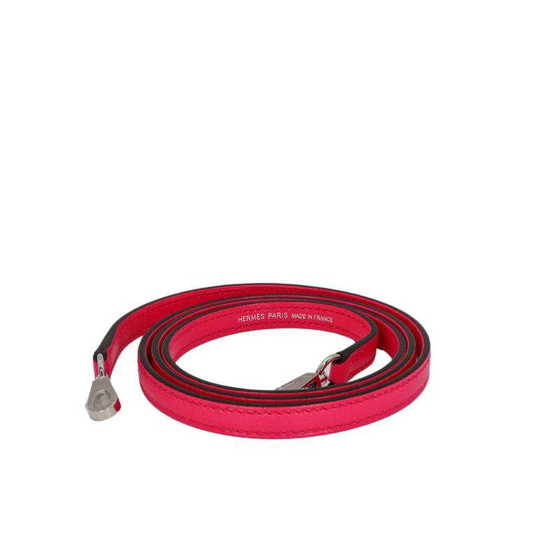 Hermès Kelly II Sellier Mini Rose Shocking Chevre Leather Palladium Hardware