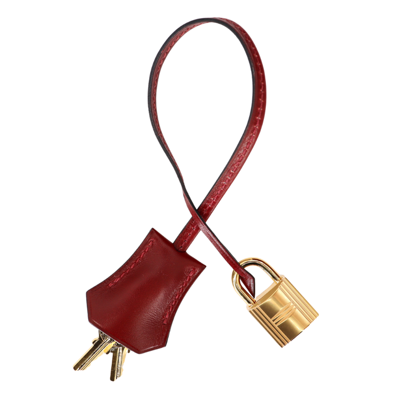 Hermès 35cm Birkin Rouge H Box Calf Leather Gold Hardware