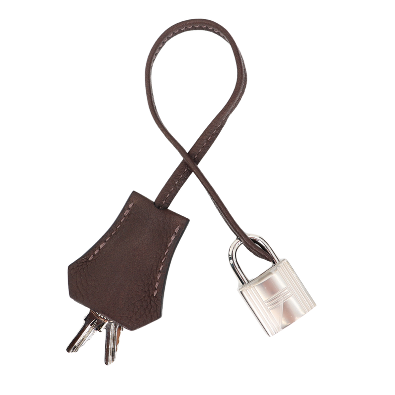Hermès 30cm Birkin Ebene Barenia Faubourg Leather Palladium Hardware