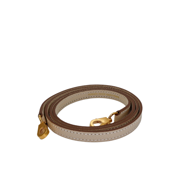 Hermès Kelly II Sellier Mini Craie Epsom Leather Gold Hardware