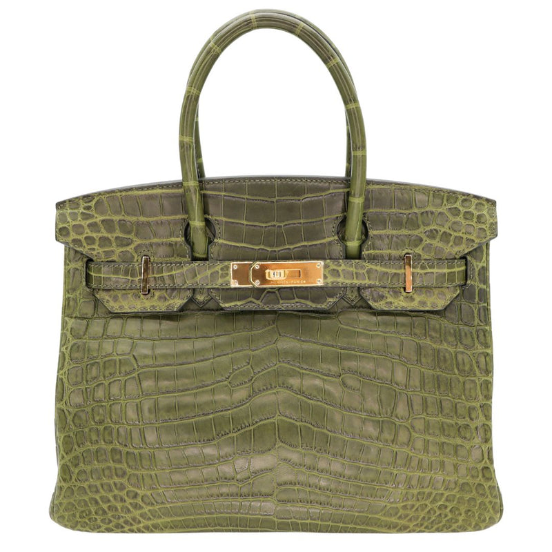Niloticus Crocodile Green Crocodile Birkin Bag Hermes Birkin 25