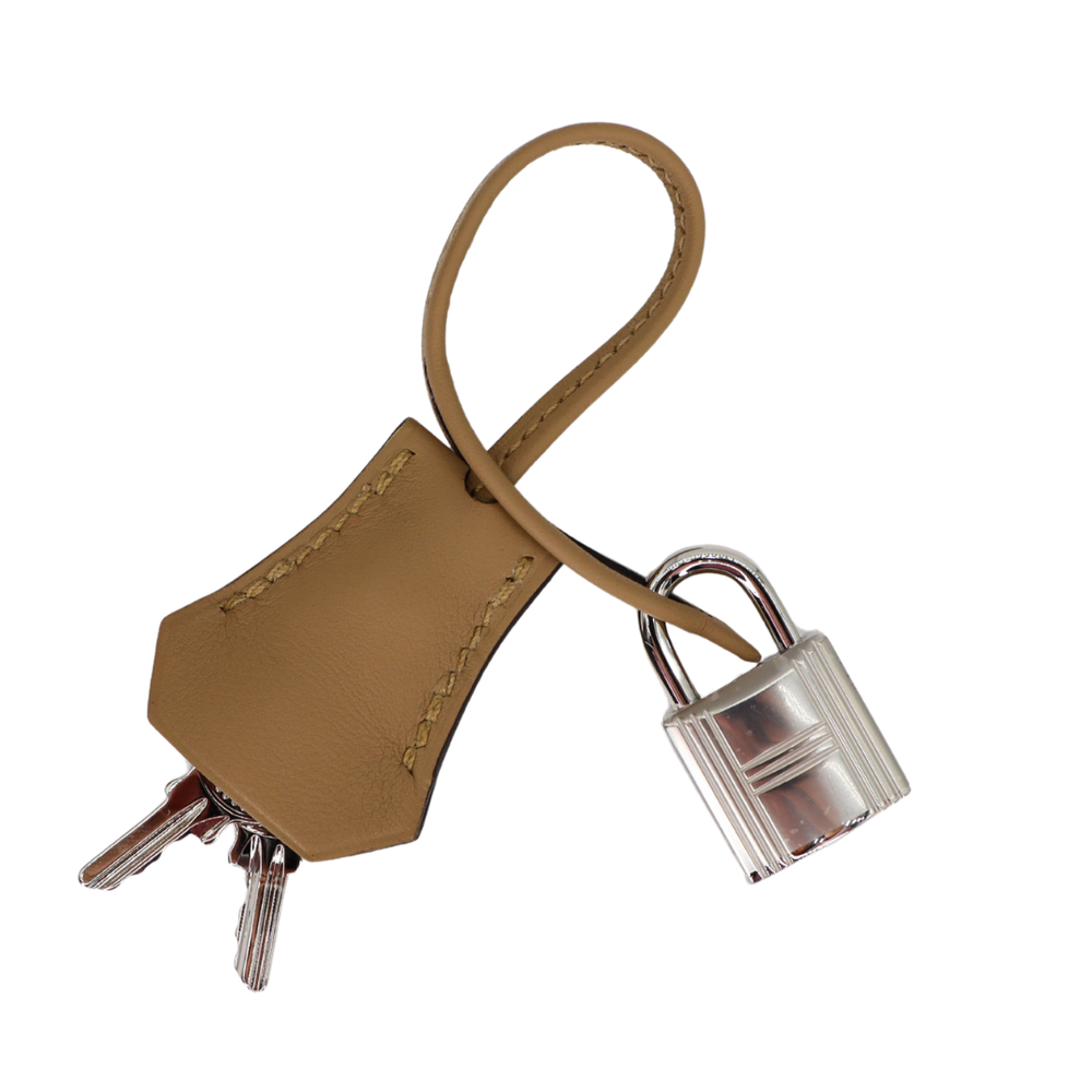 Hermès 25cm Kelly Colormatic Poussiere Swift Leather Palladium Hermès 25cm Kelly Colormatic Poussiere Swift Leather Palladium