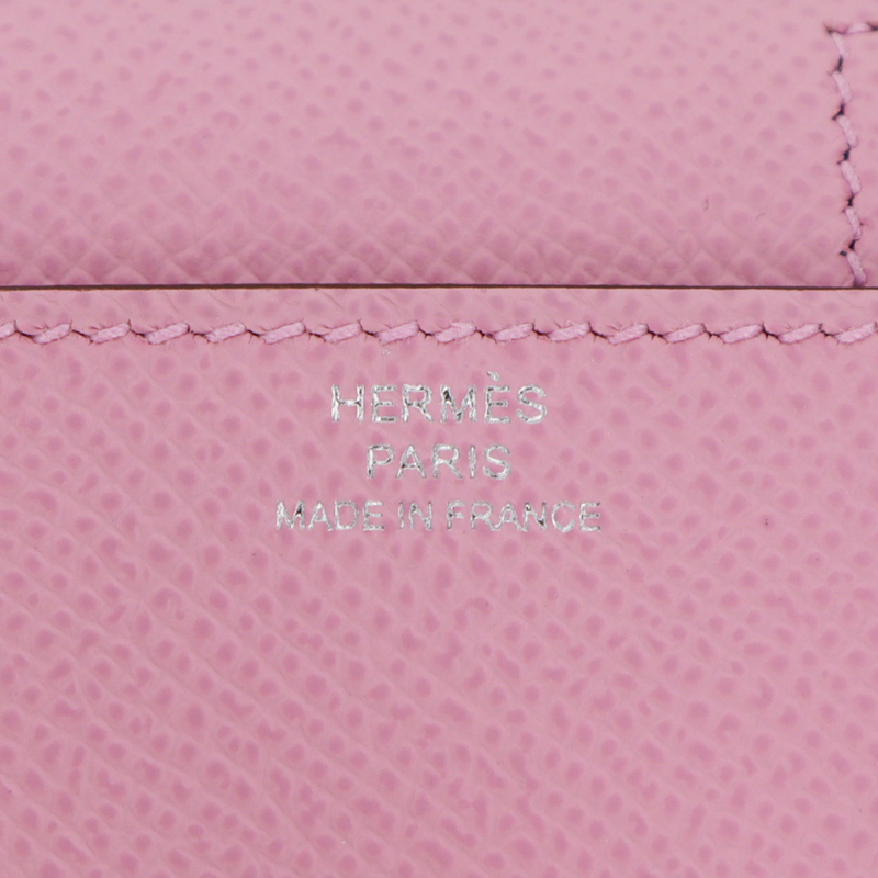 Hermès Kelly Doll Picto Mauve Sylvestre Epsom Leather Palladium Hardware