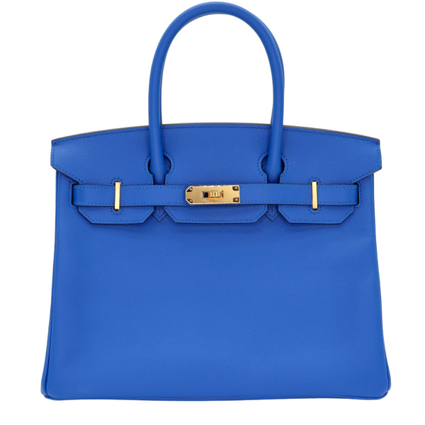 Hermès 30cm Birkin Bleu France Epsom Leather Gold Hardware