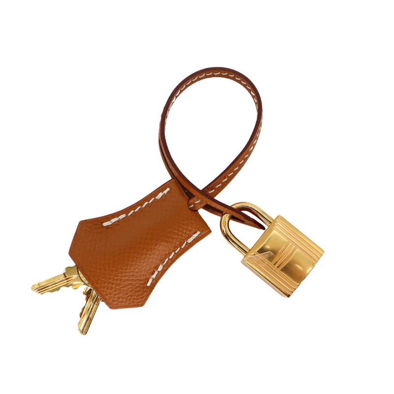 Hermès 28cm Kelly Sellier Gold Epsom Leather Gold Hardware