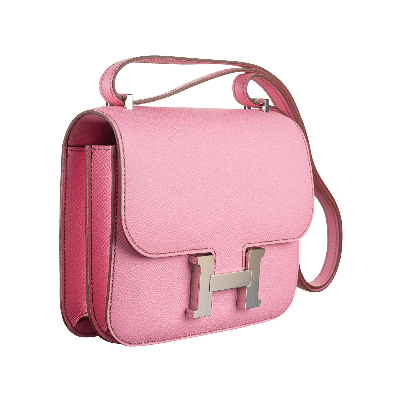 Hermes Kelly 25 Bubblegum Purple Two-Tone Swift Leather