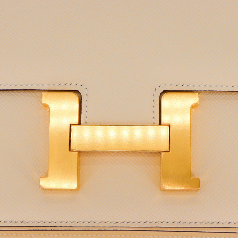 Herm�s 24cm Constance Nata Epsom Leather Gold Hardware