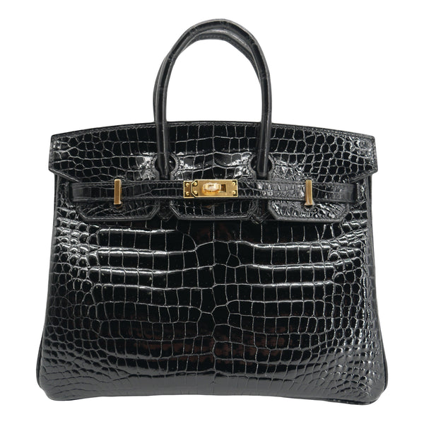 Hermes-25cm-Birkin-Black-Shiny