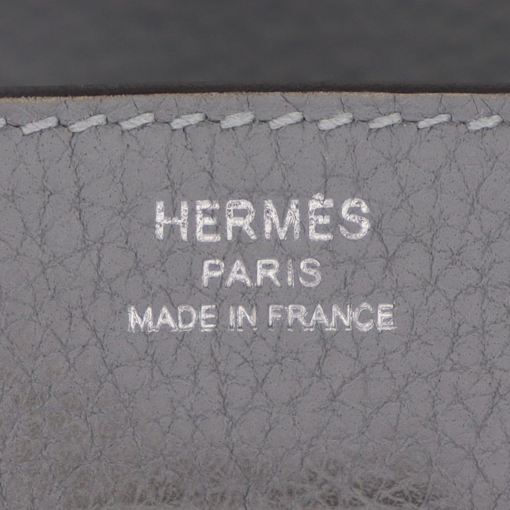 Hermès 25cm Birkin Bleu Lin Togo Leather Palladium Hardware