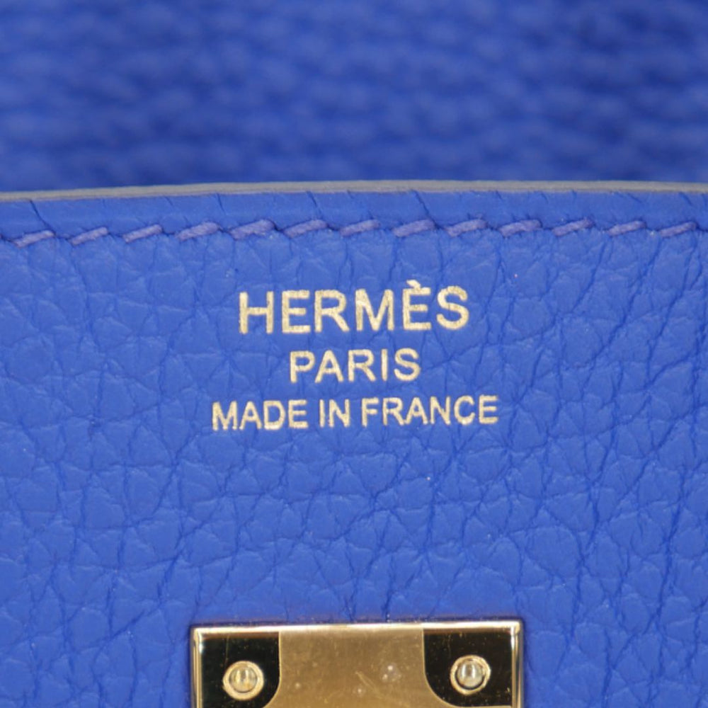 Hermès 25cm Birkin Bleu Royal Togo Leather Gold Hardware exclusive