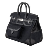 Herm�s 25cm Birkin Cargo Black Palladium Hardware