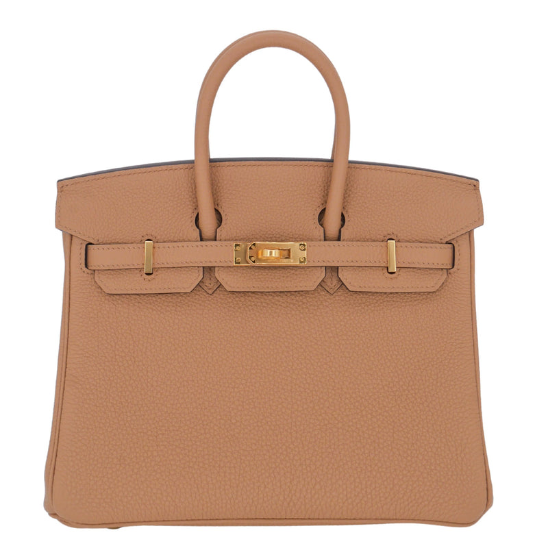 Herm�s 25cm Birkin Chai Togo Leather Gold Hardware