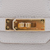 Herm�s 25cm Birkin Craie Togo Leather Gold Hardware