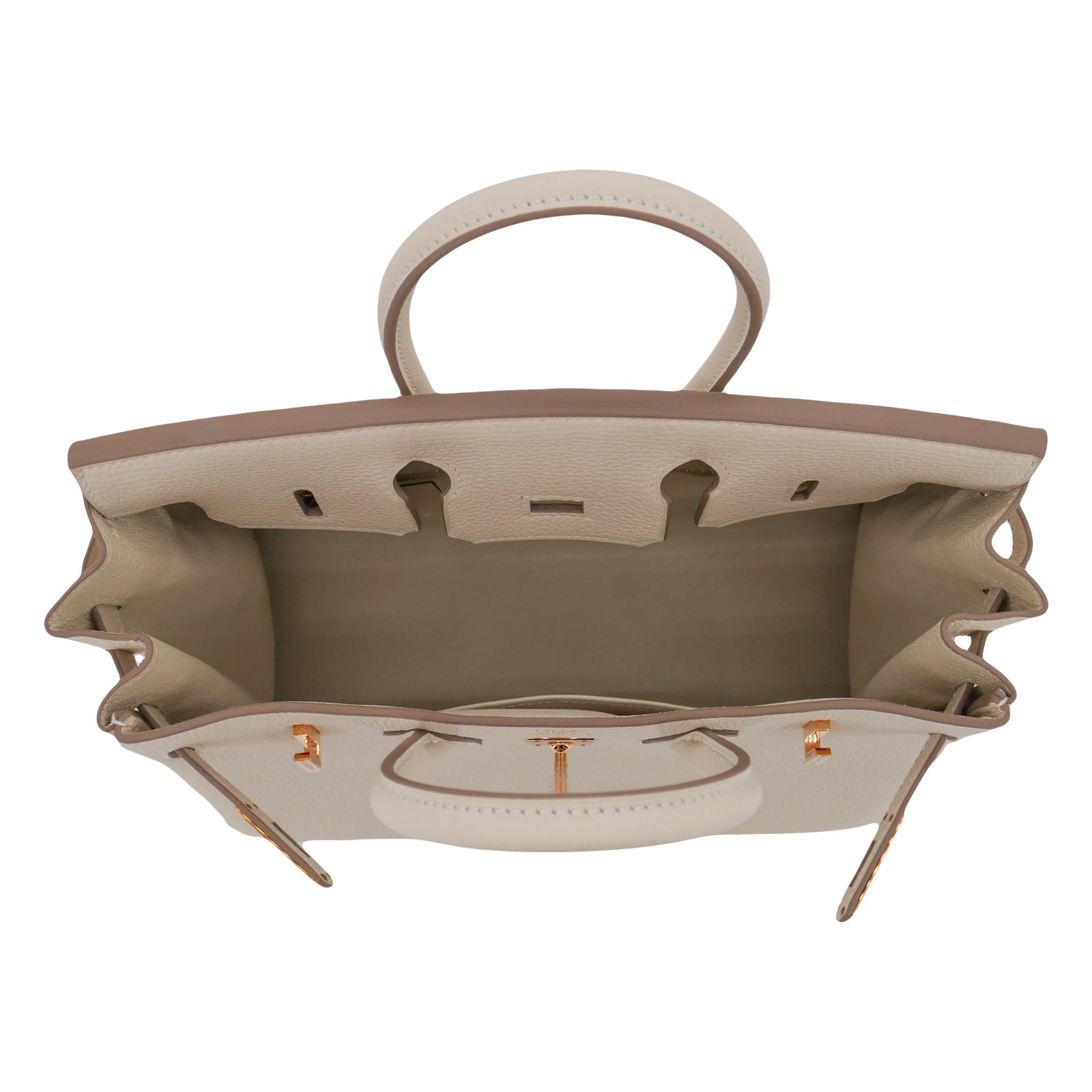 Hermes-25cm-Birkin-Craie-Togo-