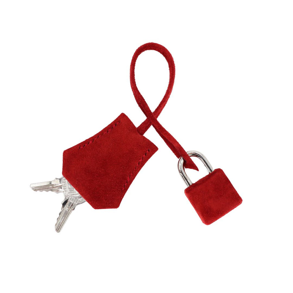 Hermès 25cm Birkin Doblis Rouge Vif Suede Palladium Hardware