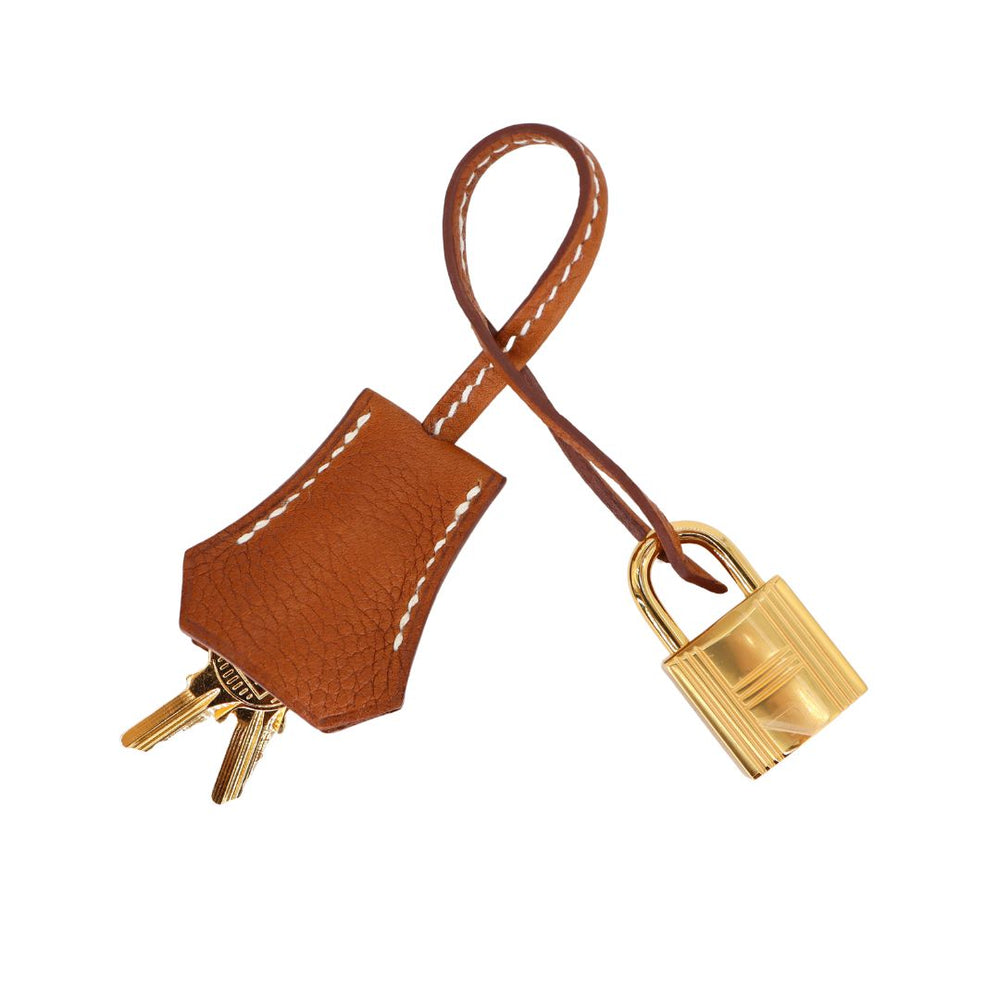 Hermès 25cm Birkin Fauve Barenia Pebbled Leather Gold Hardware