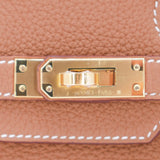 Herm�s 25cm Birkin Gold Togo Leather Gold Hardware