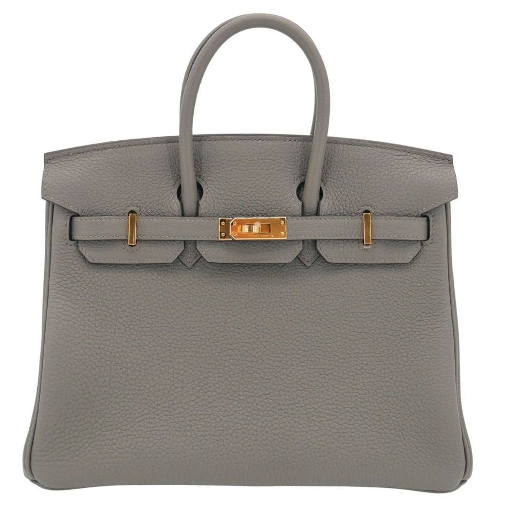Hermès 25cm Birkin Gris Meyer Togo Leather Gold Hardware exclusive