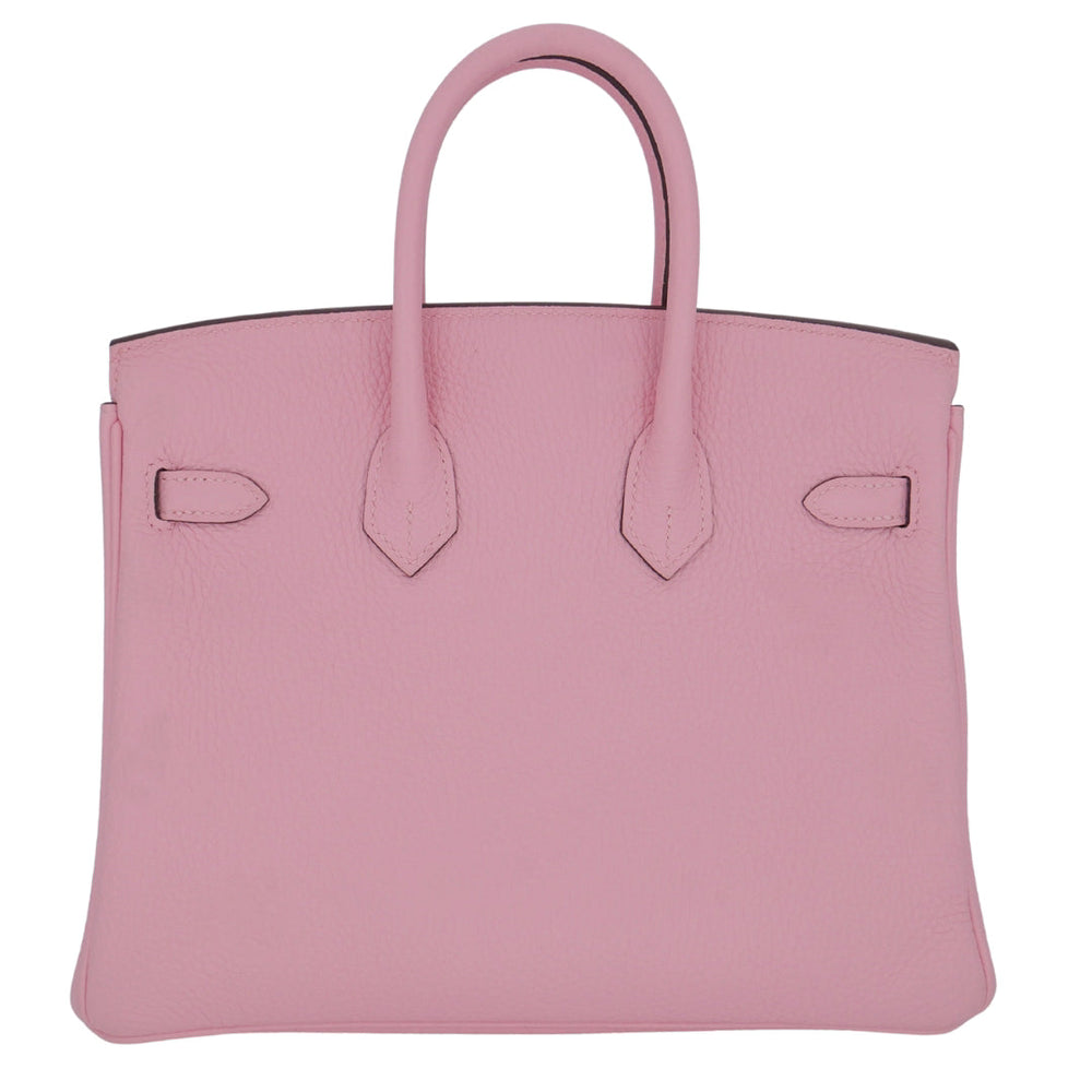 Hermès 25cm Birkin HSS Rose Sakura Clemence Leather Brushed Gold