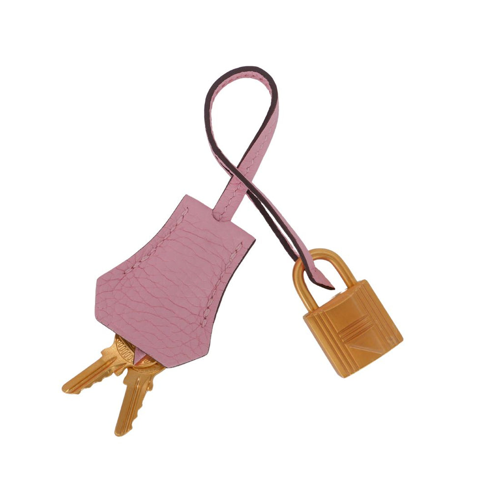 Hermès 25cm Birkin HSS Rose Sakura Clemence Leather Brushed Gold