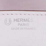 Herm�s 25cm Birkin HSS White/Rose Extreme Clemence Leather Brushed Palladium Hardware