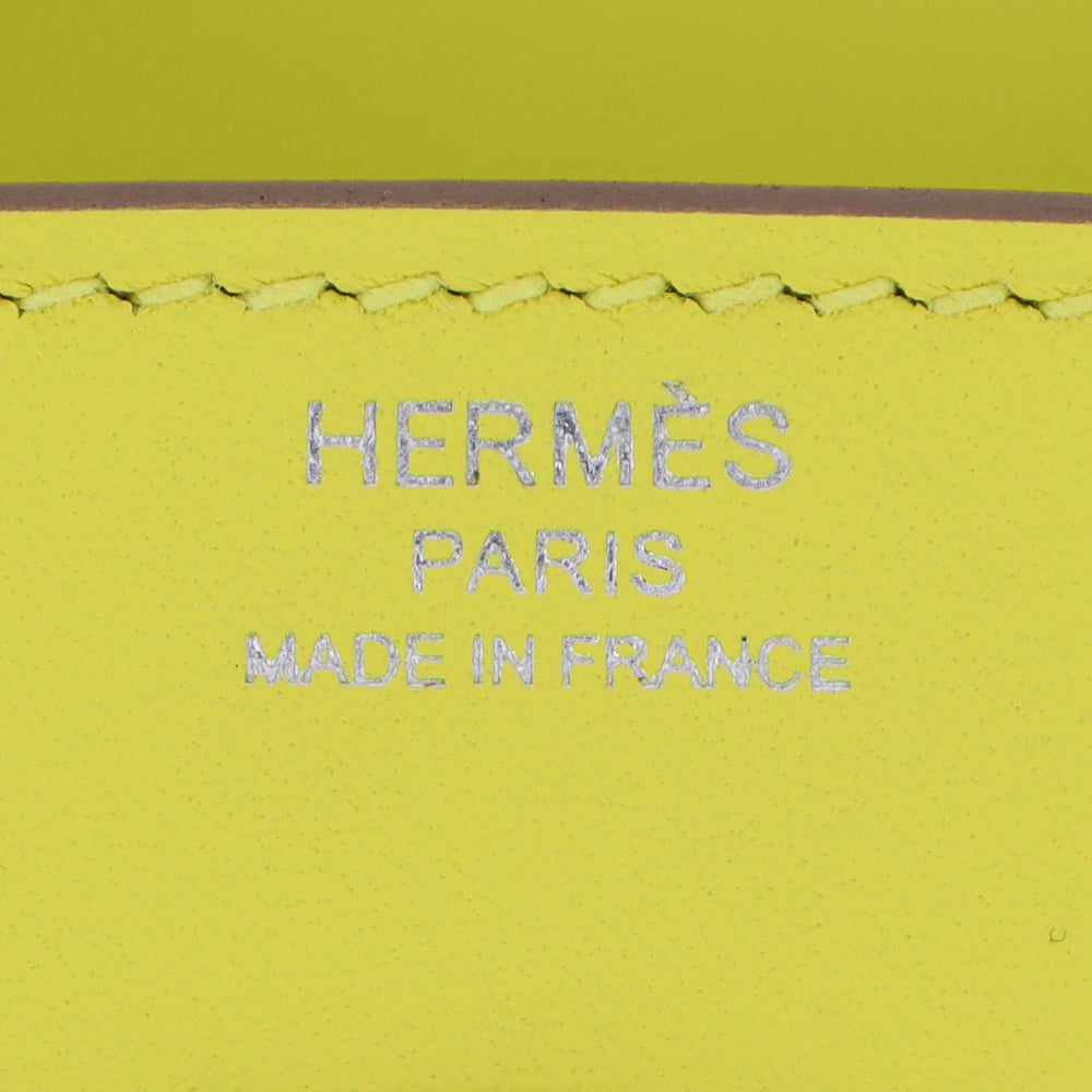 Hermès 25cm Birkin Lime Swift Leather Palladium Hardware exclusive