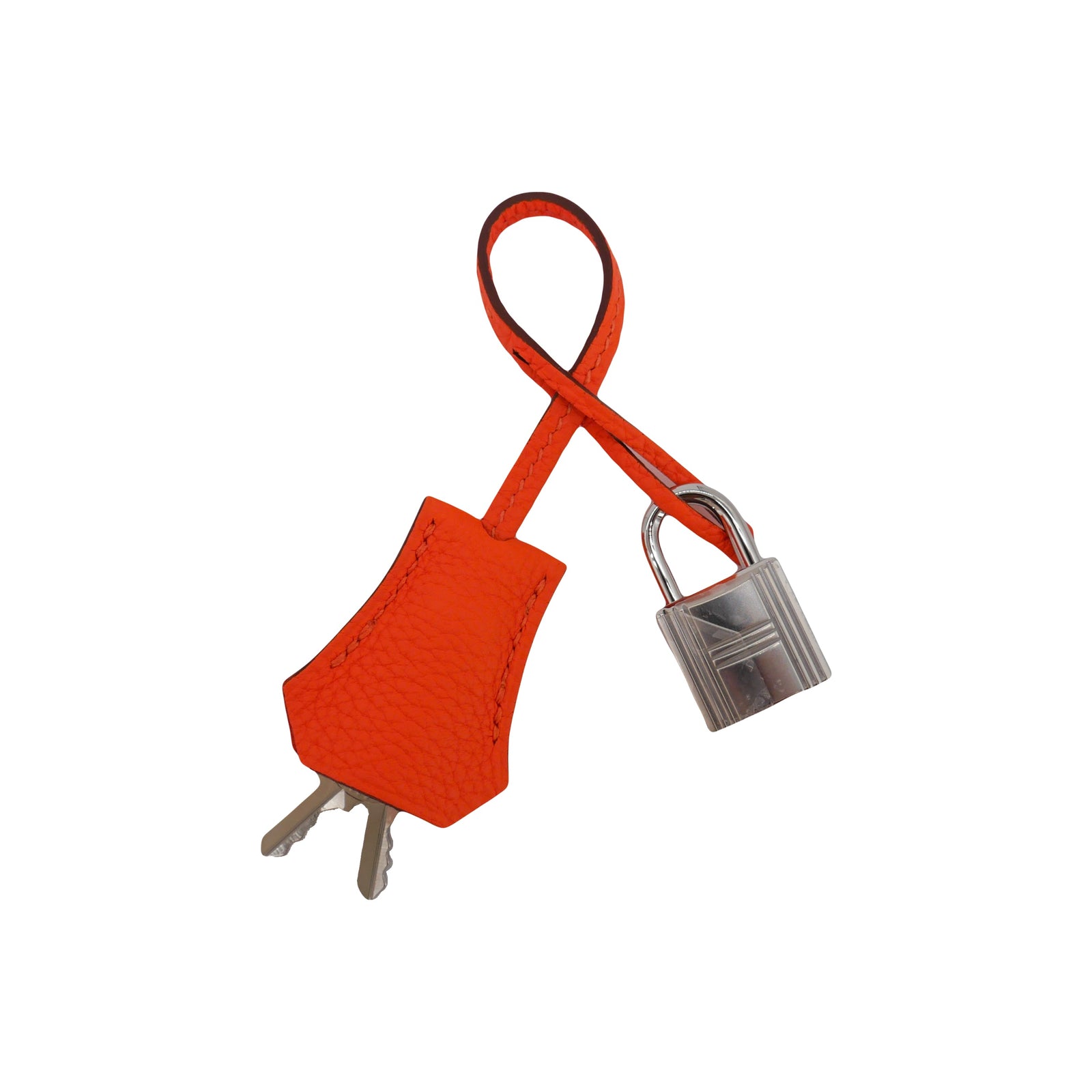 Hermès 25cm Birkin Orange Minium Togo Leather Palladium Hardware