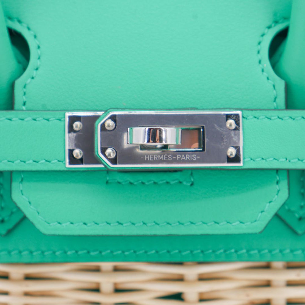未使用級✨HERMES エルメス　シェーヌダンクル　ローファー　グリーン　レザー 中古・古着通販】HERMES (エルメス) モカシンパリ グリーン×シルバー