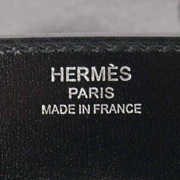 Hermès 25cm Birkin Sellier Black Box Calf Leather Palladium