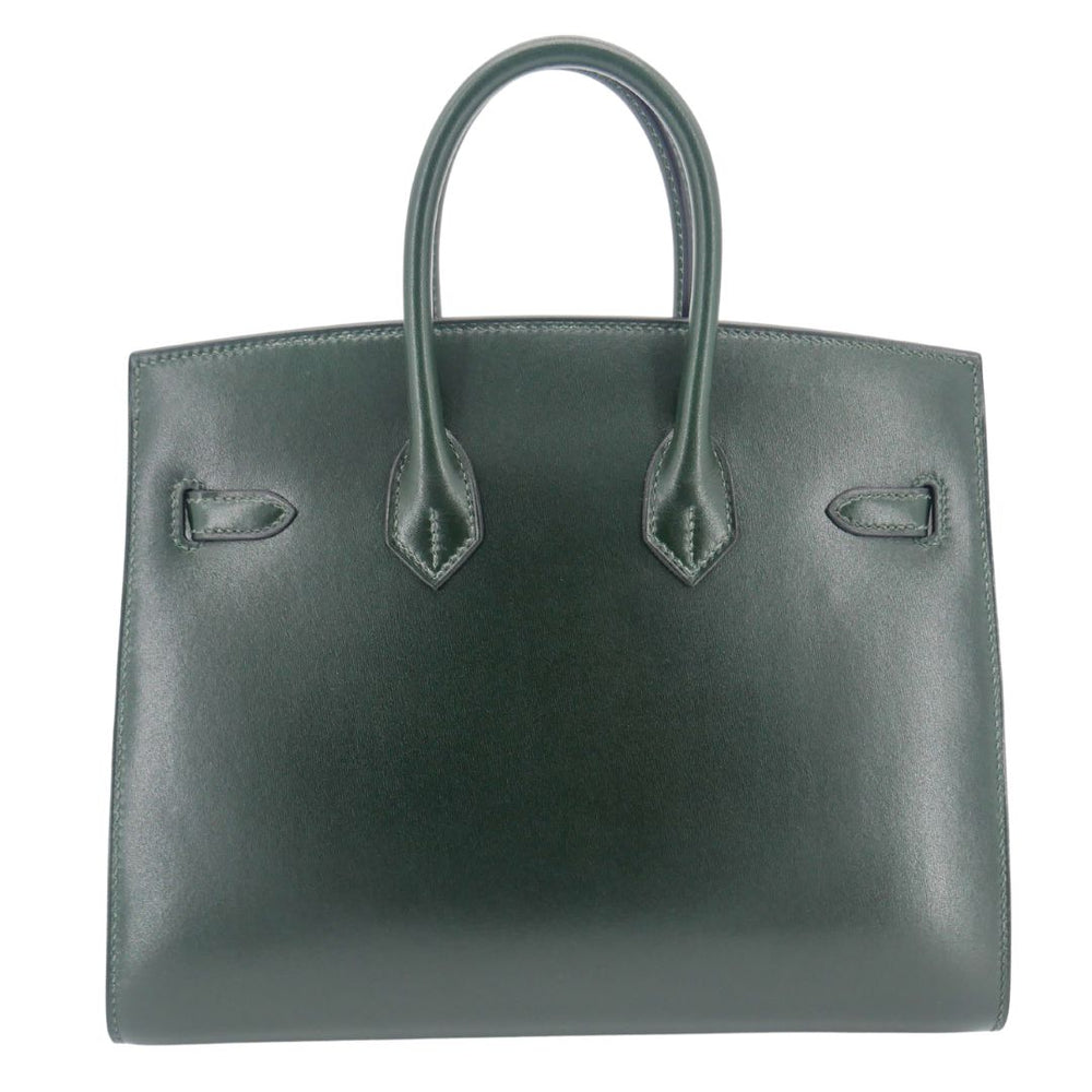 Hermès 25cm Birkin Sellier Vert Fonce Box Calf Palladium Hardware – Privé  Porter