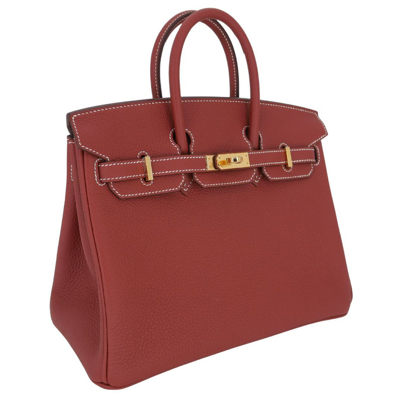 Hermès 25cm Birkin Sienne Togo Leather Gold Hardware exclusive at