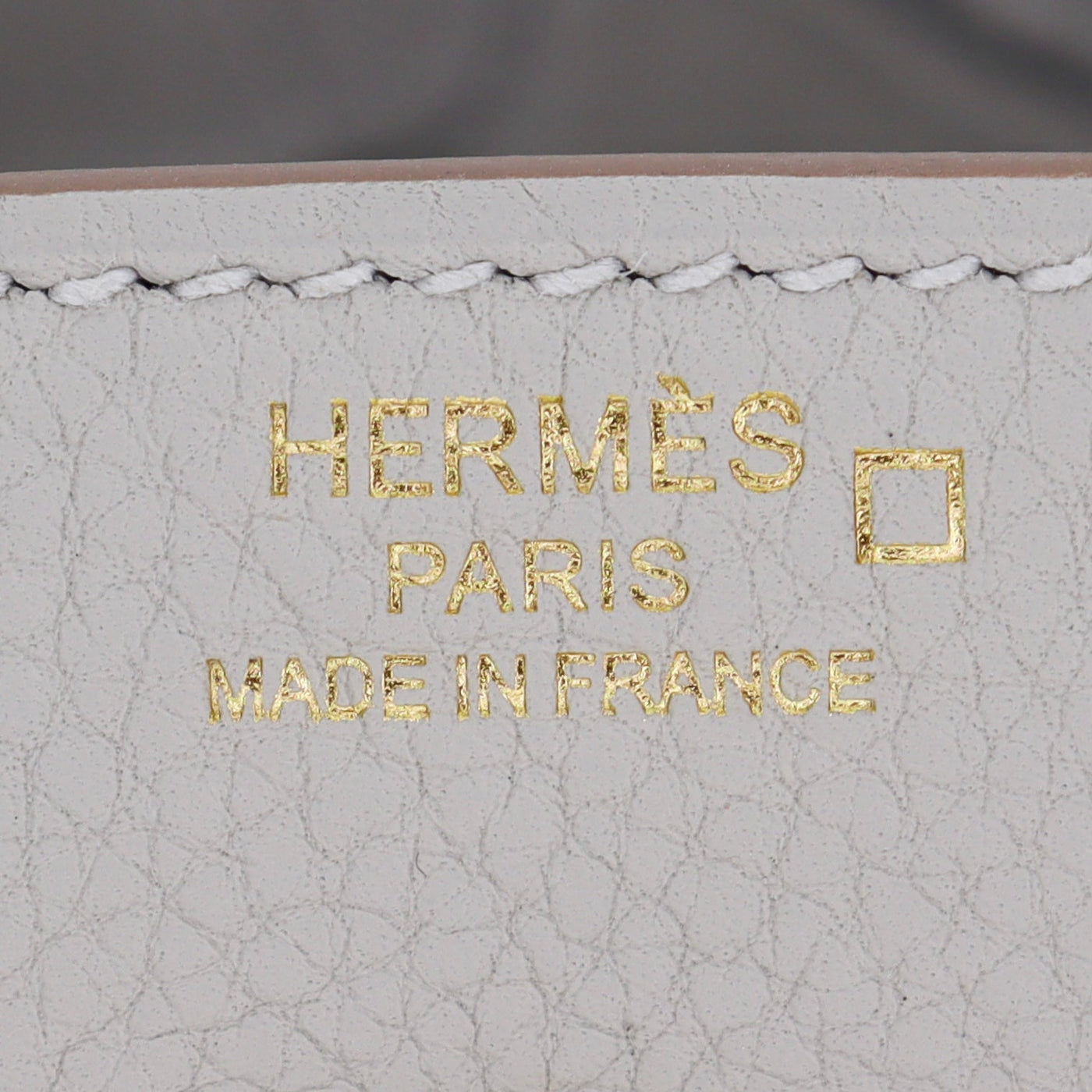Hermès 25cm Birkin Touch Gris Perle Matte Alligator/Togo Leather
