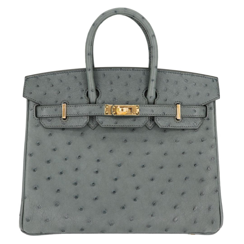 Ostrich Hermes Bag H Hermès Graphite Ostrich Birkin 30