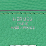 Herm�s 25cm Birkin Vert Comics Togo Leather Palladium Hardware