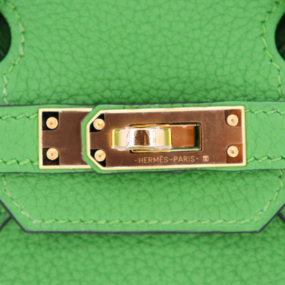 Hermès 25cm Birkin Vert Yucca Togo Leather Gold Hardware Hermès 25cm Birkin Vert Yucca Togo Leather Gold Hardware