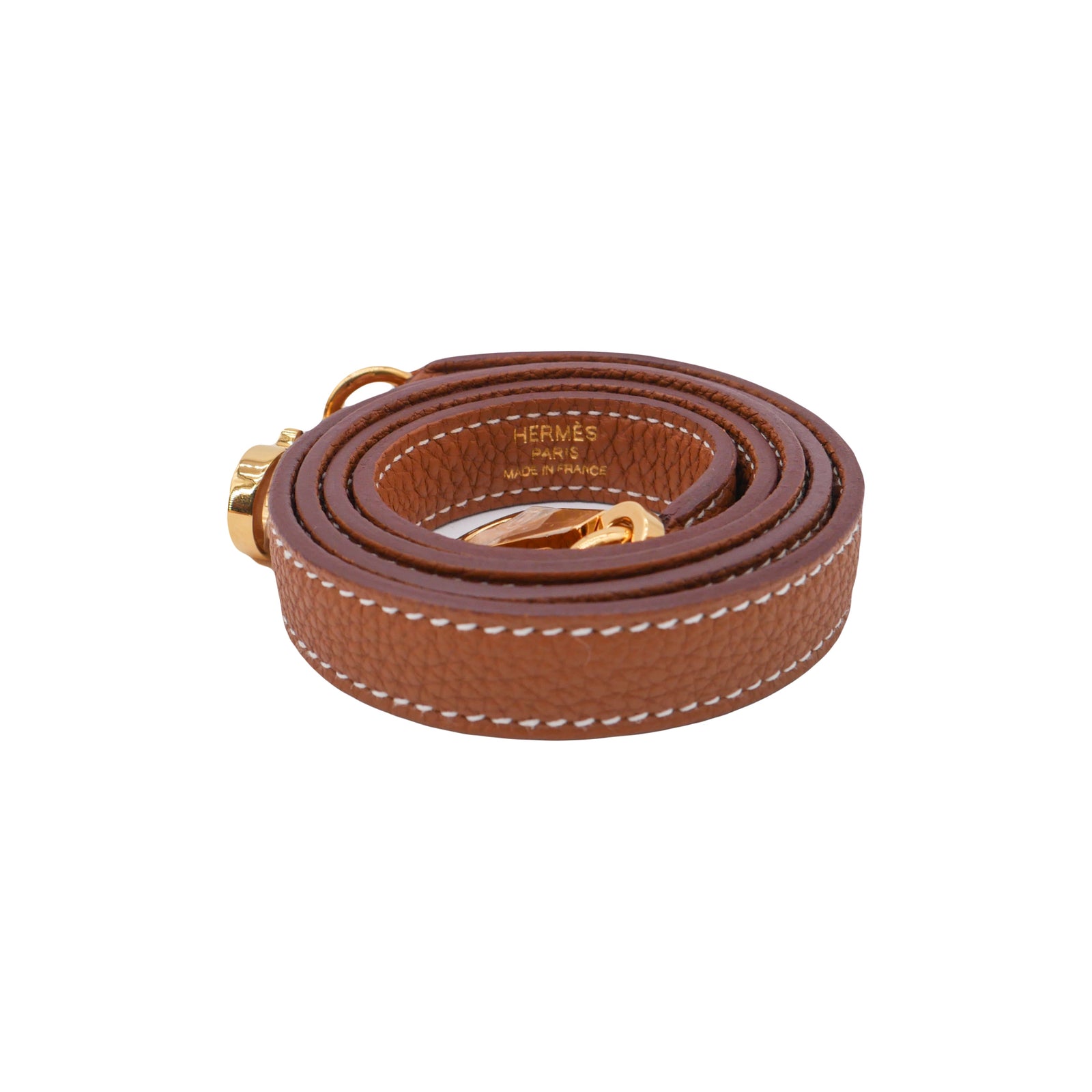 Hermès 25cm Kelly Retourne Gold Togo Leather Gold Hardware
