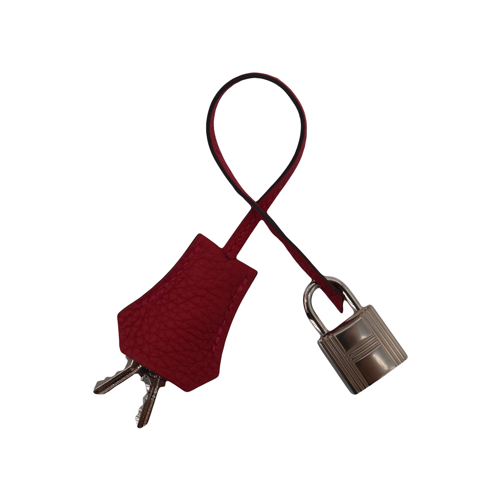 Hermès 25cm Kelly Retourne Rouge Casaque Togo Leather Palladium