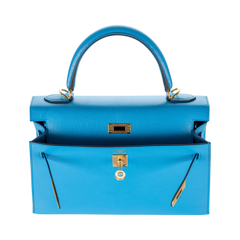 Blue hermes kelly online