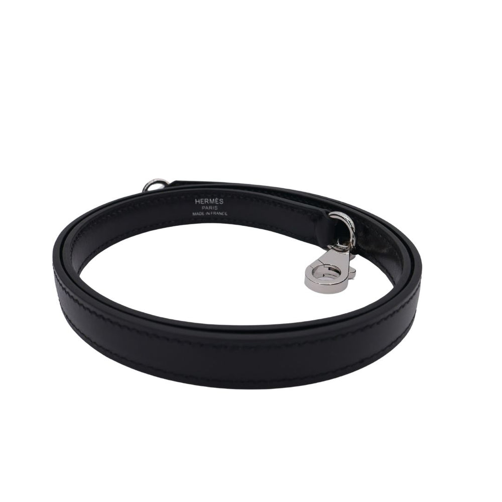 Hermès 28cm Kelly Sellier Black Box Calf Leather Palladium