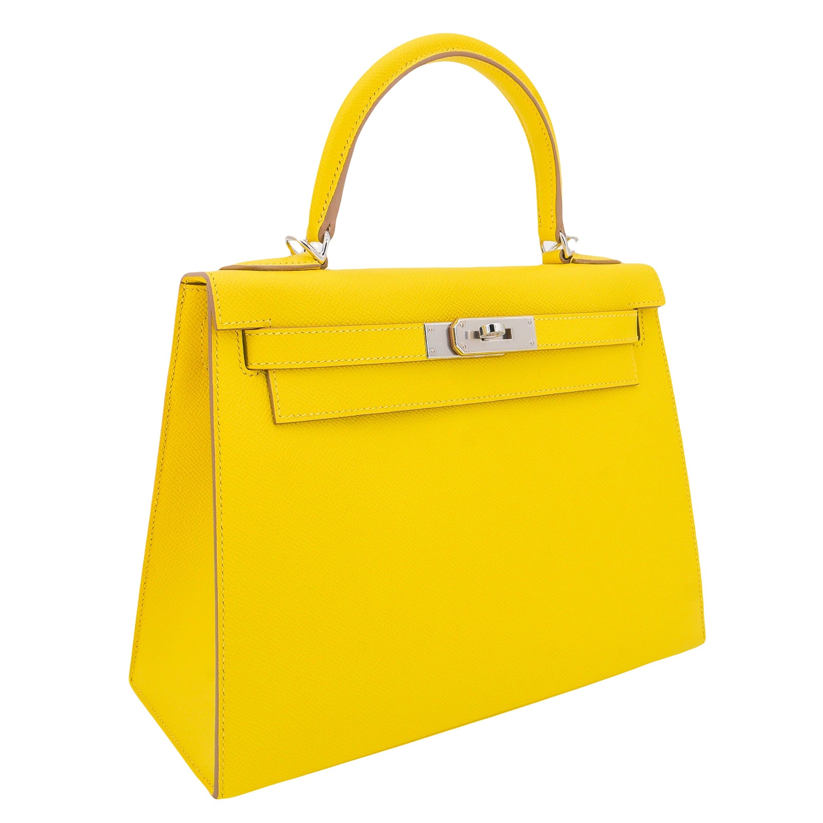 Hermes-28cm-Kelly-Sellier-Lime